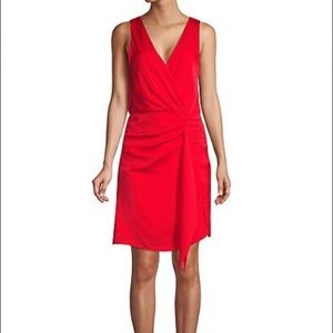 NWT Ava & Aiden red v-neck cocktail dress